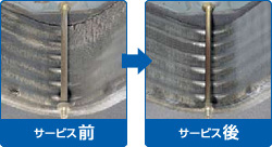 内部まですっきり、お掃除！